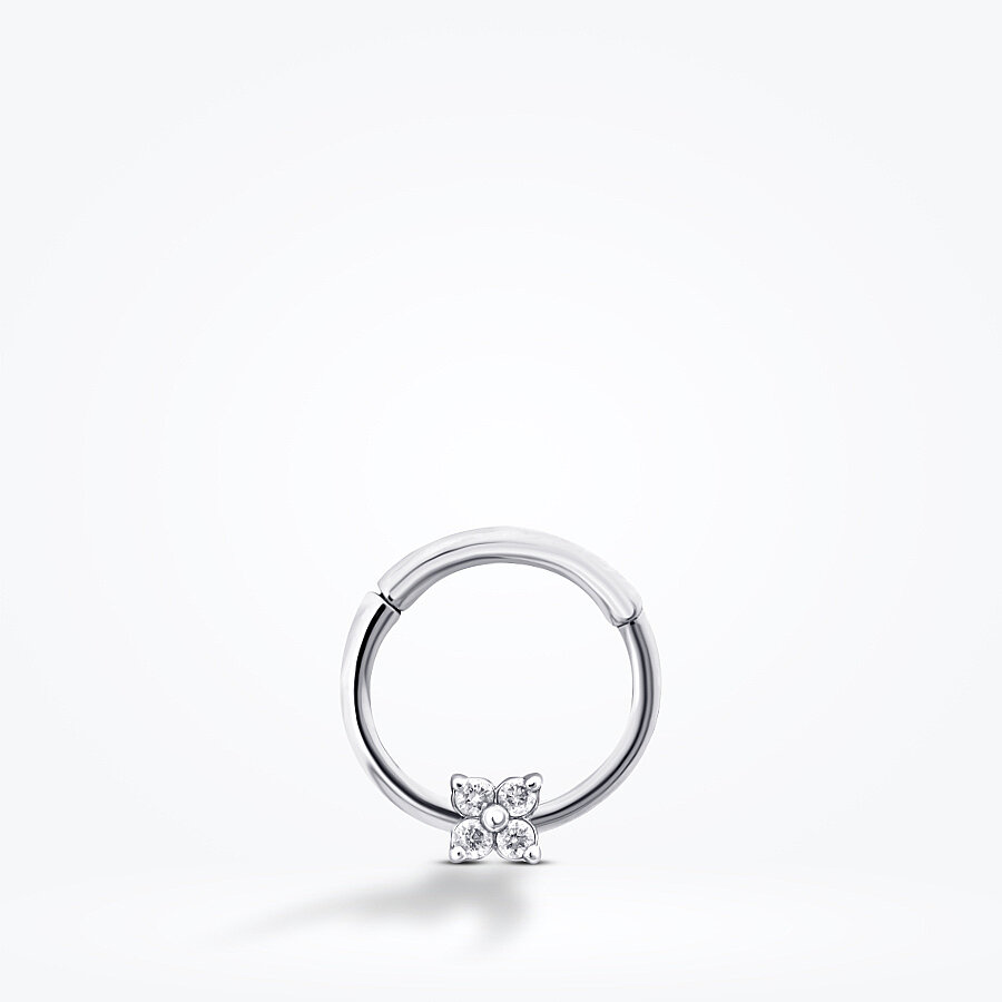 0.03 Karat Pırlanta Taşlı Tragus Piercing
