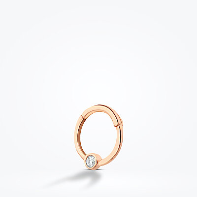 0.03 Karat Pırlanta Taşlı Tragus Piercing - 2