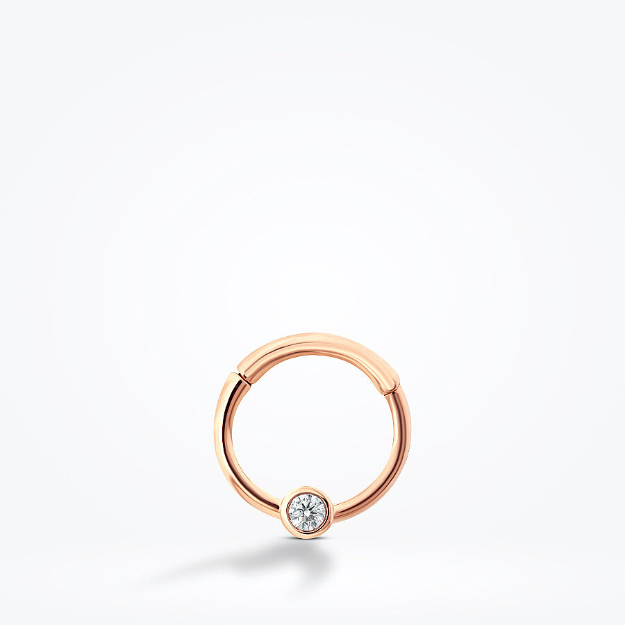 0.03 Karat Pırlanta Taşlı Tragus Piercing