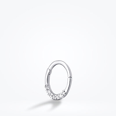 0.04 Karat Pırlanta Taşlı Tragus Piercing - 2