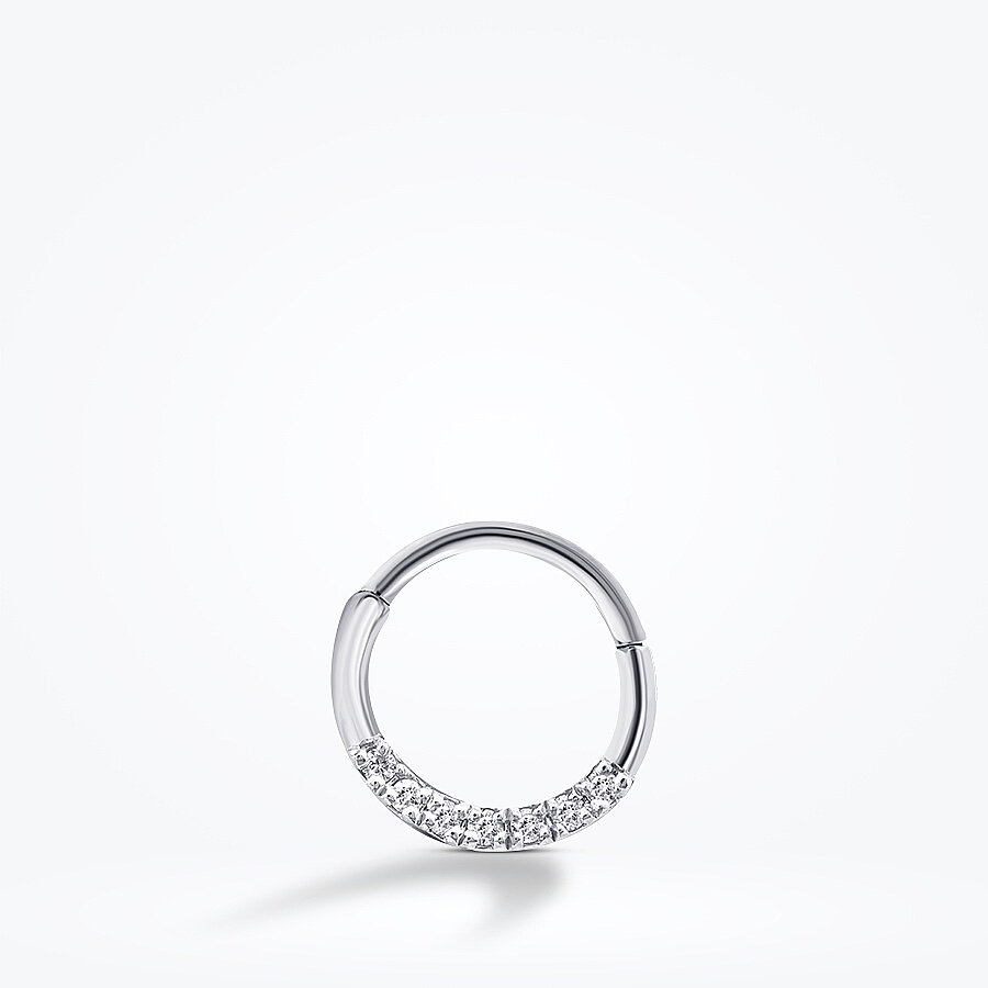 0.04 Karat Pırlanta Taşlı Tragus Piercing