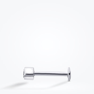 0.05 Karat Pırlanta Tektaş Tragus Piercing - Lizay Pırlanta (1)