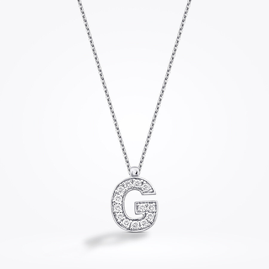 0.07 Karat Pırlanta G Harf Kolye