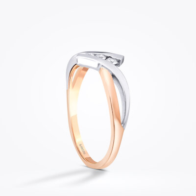 0.09 Karat Pırlanta Trend Yüzük - 2