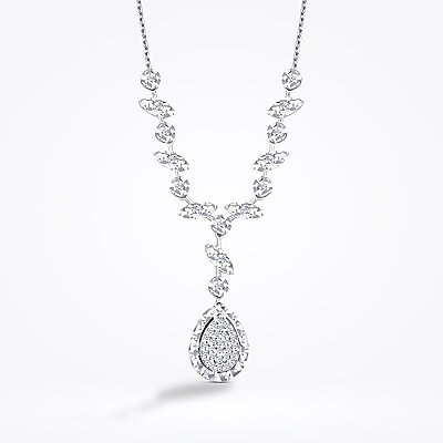 0.10 Karat Pırlanta Damla Gerdanlık - Baroni Diamond