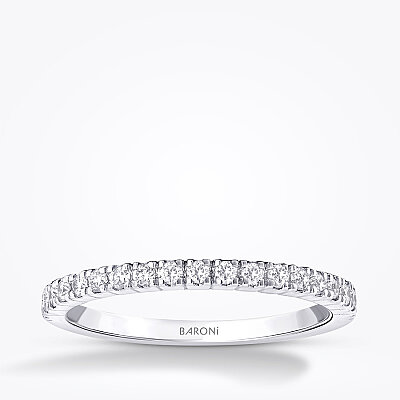 0.25 Karat Pırlanta Yarımtur Yüzük - 1