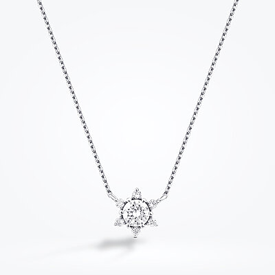 0.29 Karat Pırlanta Tektaş Kolye - 2