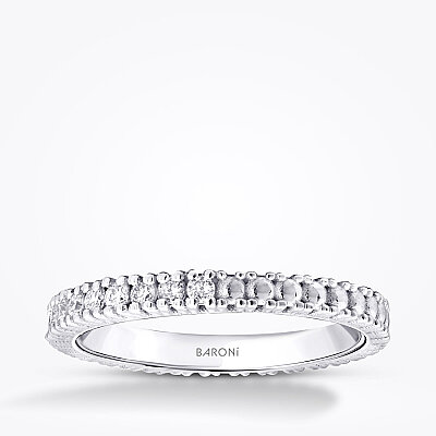 0.30 Karat Pırlanta Yarımtur Yüzük - 1