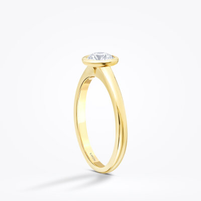 0.50 Karat Pırlanta Tektaş Yüzük - 2