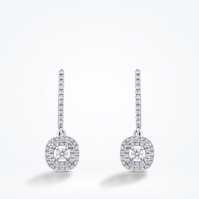 0.52 Karat Pırlanta Trend Küpe - 2