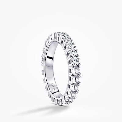 0.70 Karat Pırlanta Yarımtur Yüzük - Baroni Diamond (1)