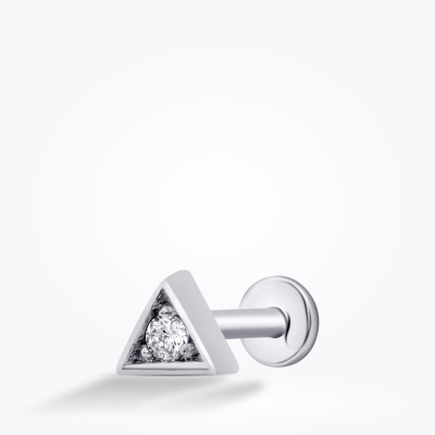0.01 Karat Pırlanta Üçgen Tragus Küpe - Baroni Diamond (1)