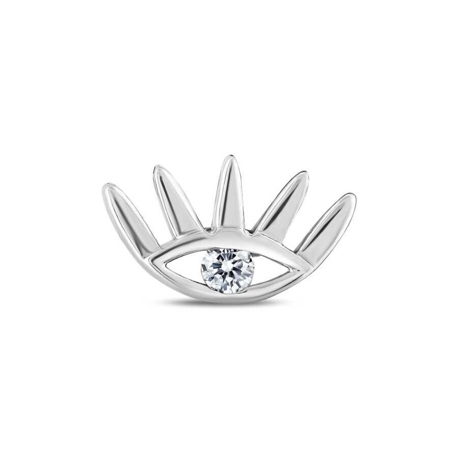 0.03 Karat Pırlanta Göz Tragus Küpe - Baroni Diamond