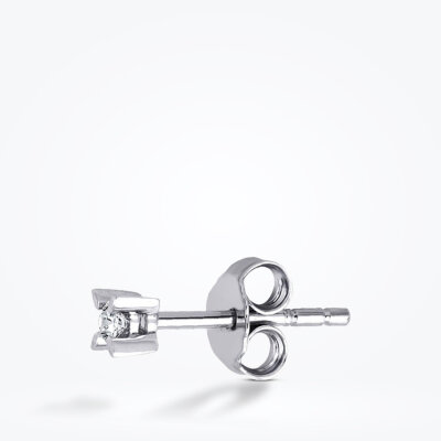 0.05 Karat Pırlanta Erkek Küpe - Baroni Diamond (1)