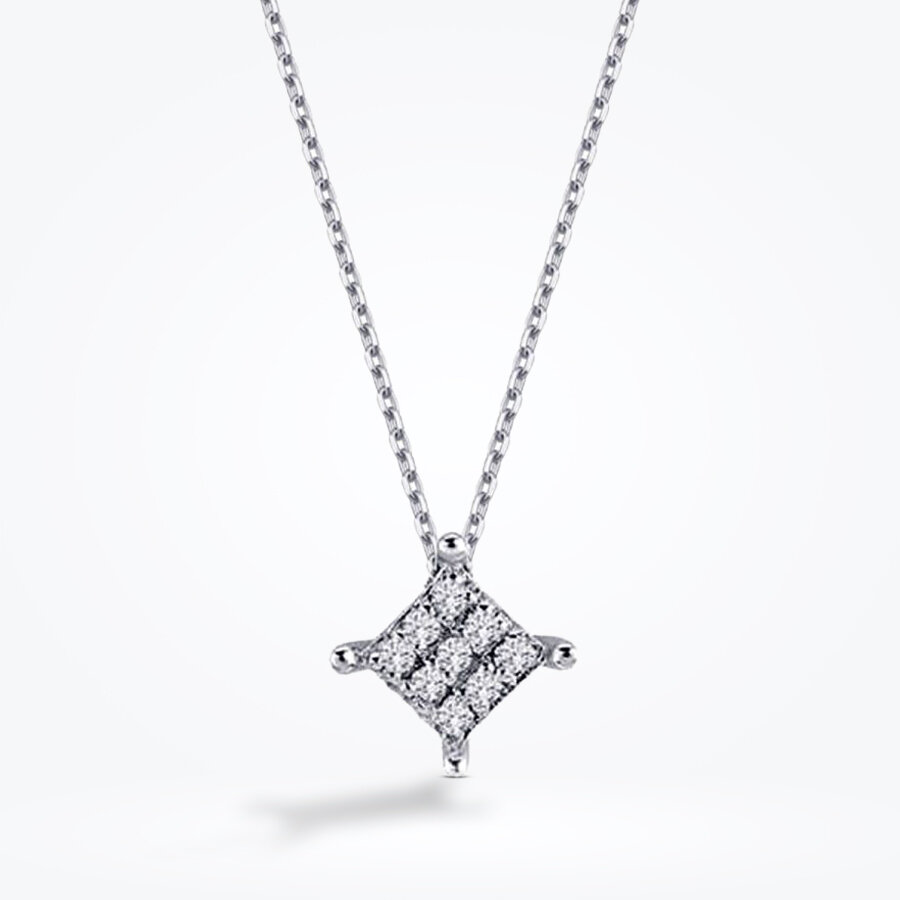 0.05 Karat Pırlanta Taşlı Kolye - Baroni Diamond