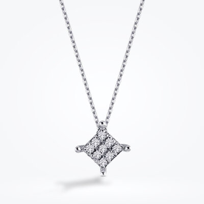 0.05 Karat Pırlanta Taşlı Kolye - 1