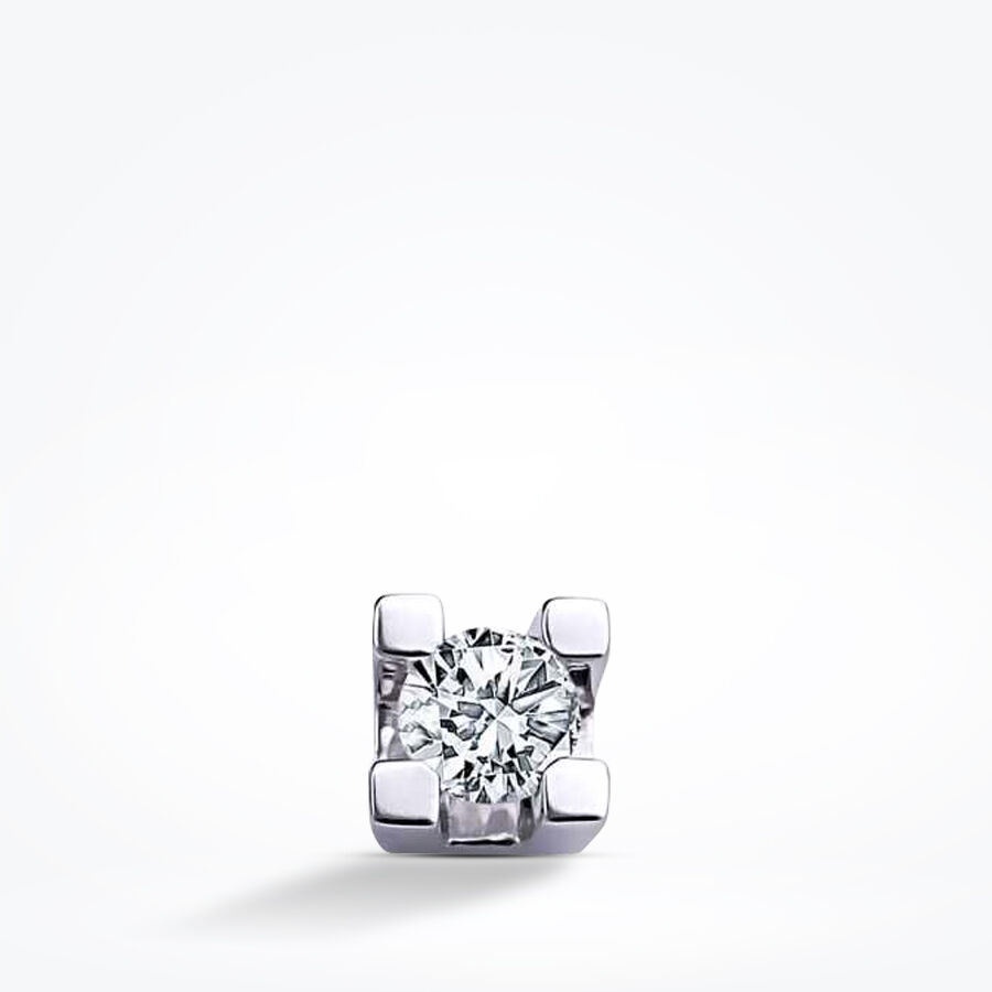 0.05 Karat Pırlanta Erkek Küpe - Baroni Diamond