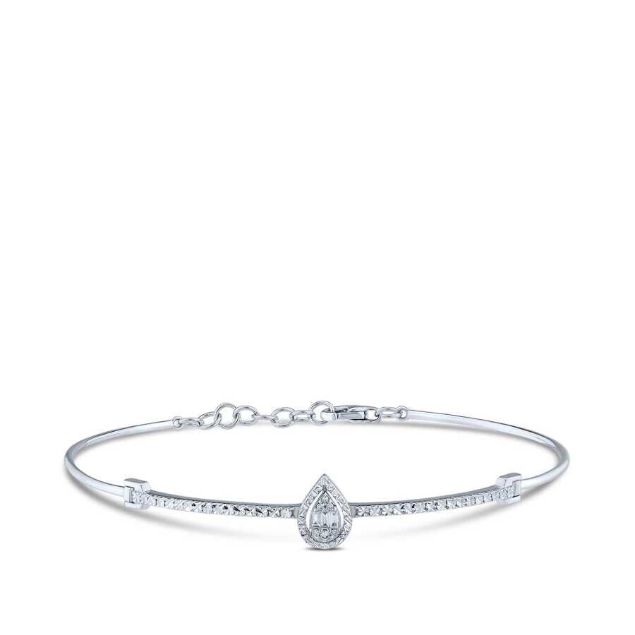 0.06 Karat Pırlanta Baget Bileklik - Baroni Diamond