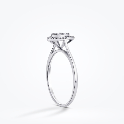 0.06 Karat Pırlanta Markiz Baget Yüzük - Baroni Diamond (1)