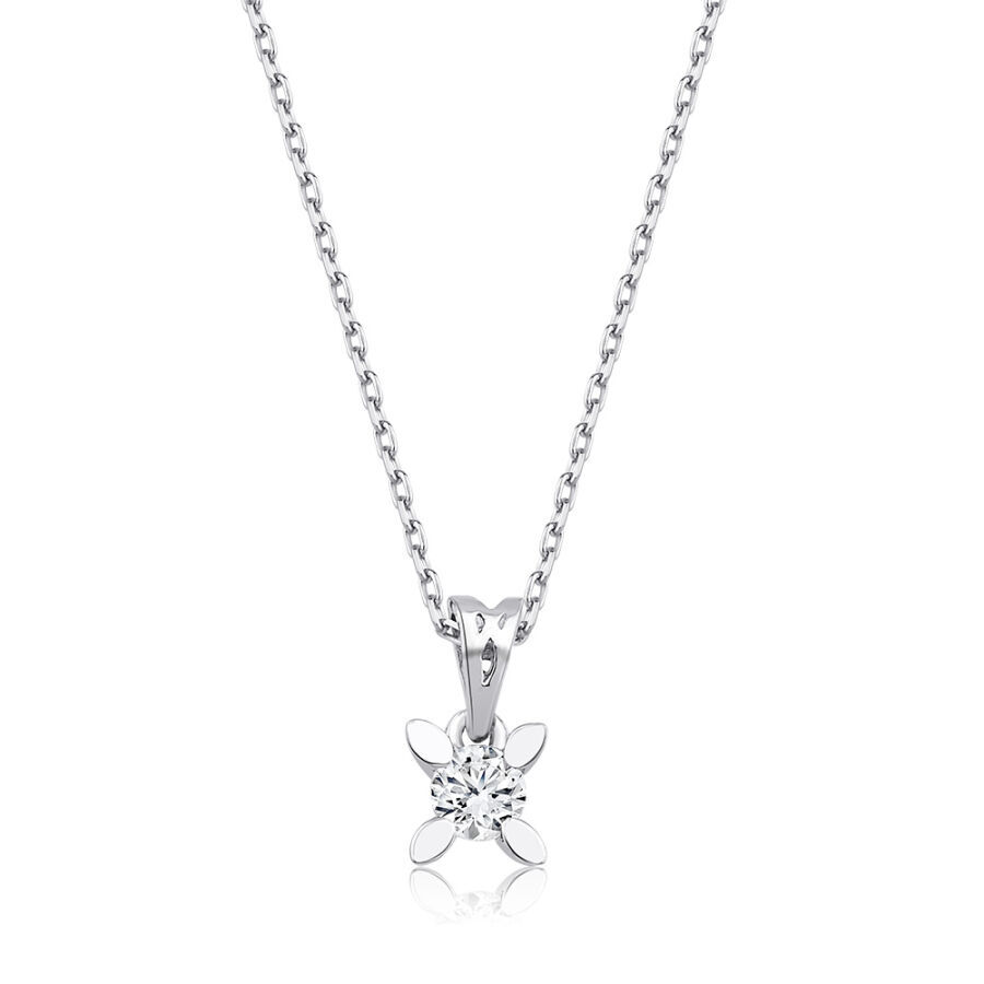 0.06 Karat Pırlanta Tektaş Kolye - Baroni Diamond