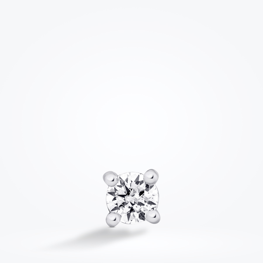 0.06 Karat Pırlanta Tektaş Tragus Piercing