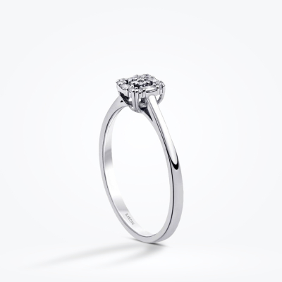 0.08 Karat Pırlanta Baget Modern Yüzük - Baroni Diamond (1)