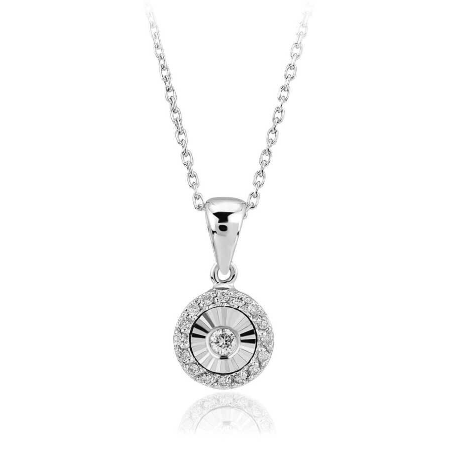 0.08 Karat Pırlanta Trend Kolye