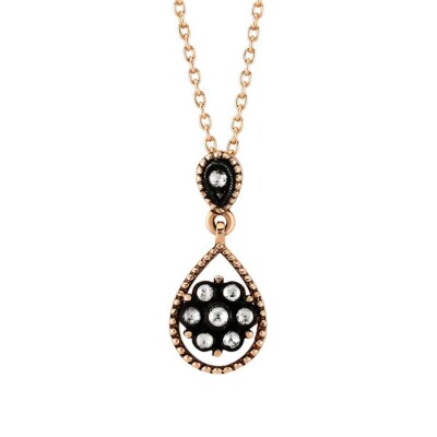 0.09 Karat Elmas Gül Kolye - Baroni Diamond