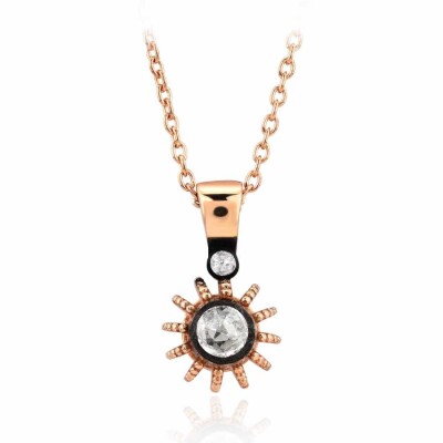 0.09 Karat Elmas Tektaş Kolye - Baroni Diamond