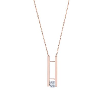 0.09 Karat Pırlanta Baget Kolye - Baroni Diamond (1)
