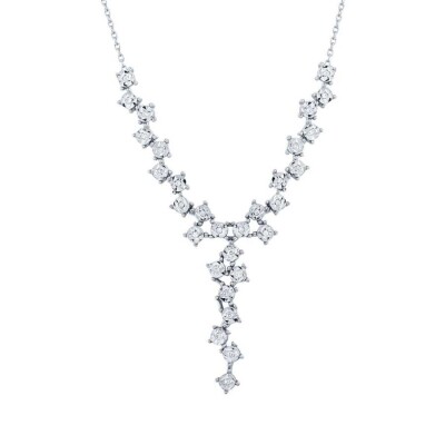 0.09 Karat Pırlanta Taşlı Modern Kolye - 1