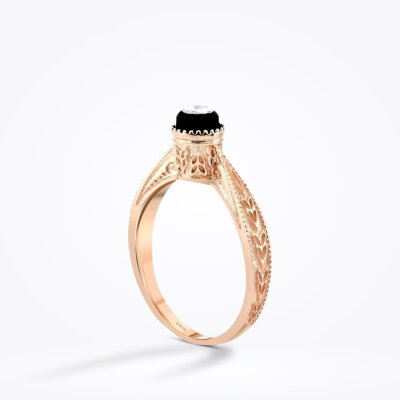 0.10 Karat Elmas Tektaş Yüzük - Baroni Diamond (1)