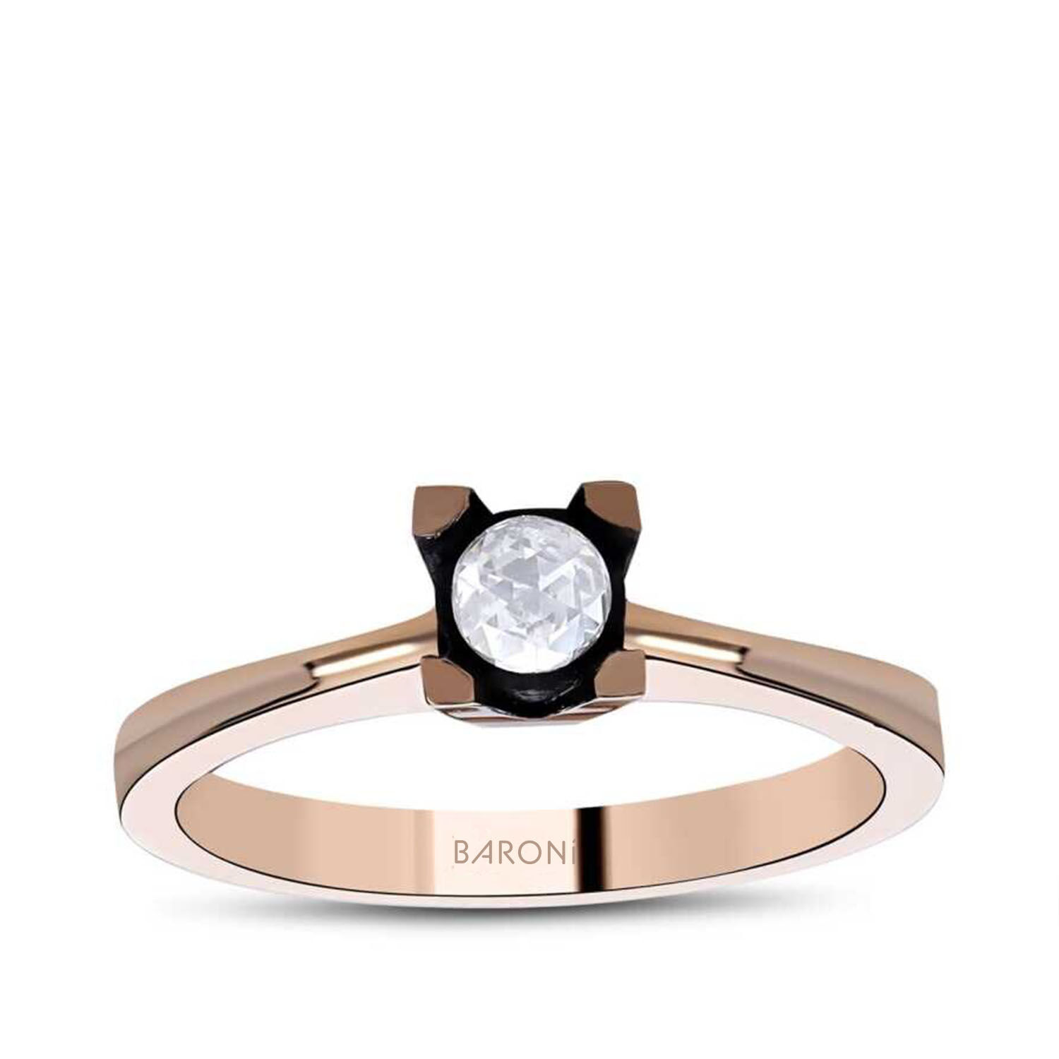 0.10 Karat Elmas Tektaş Yüzük - Baroni Diamond
