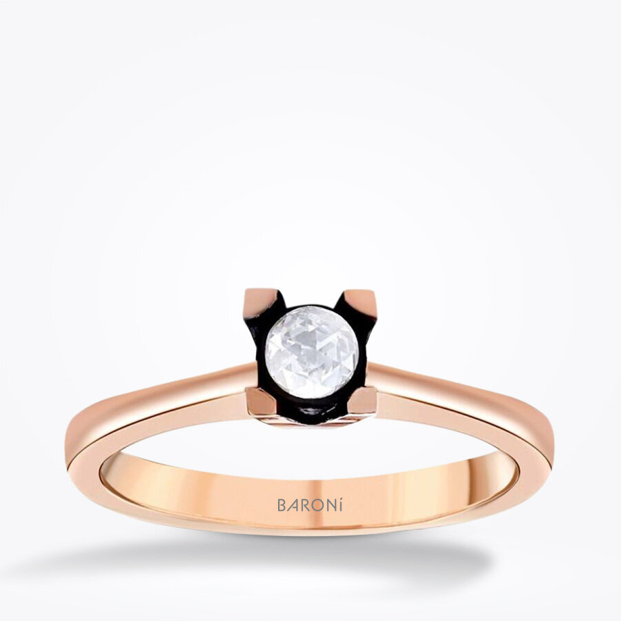 0.10 Karat Elmas Tektaş Yüzük - Baroni Diamond