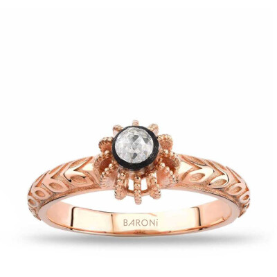 0.10 Karat Elmas Tektaş Yüzük - Baroni Diamond