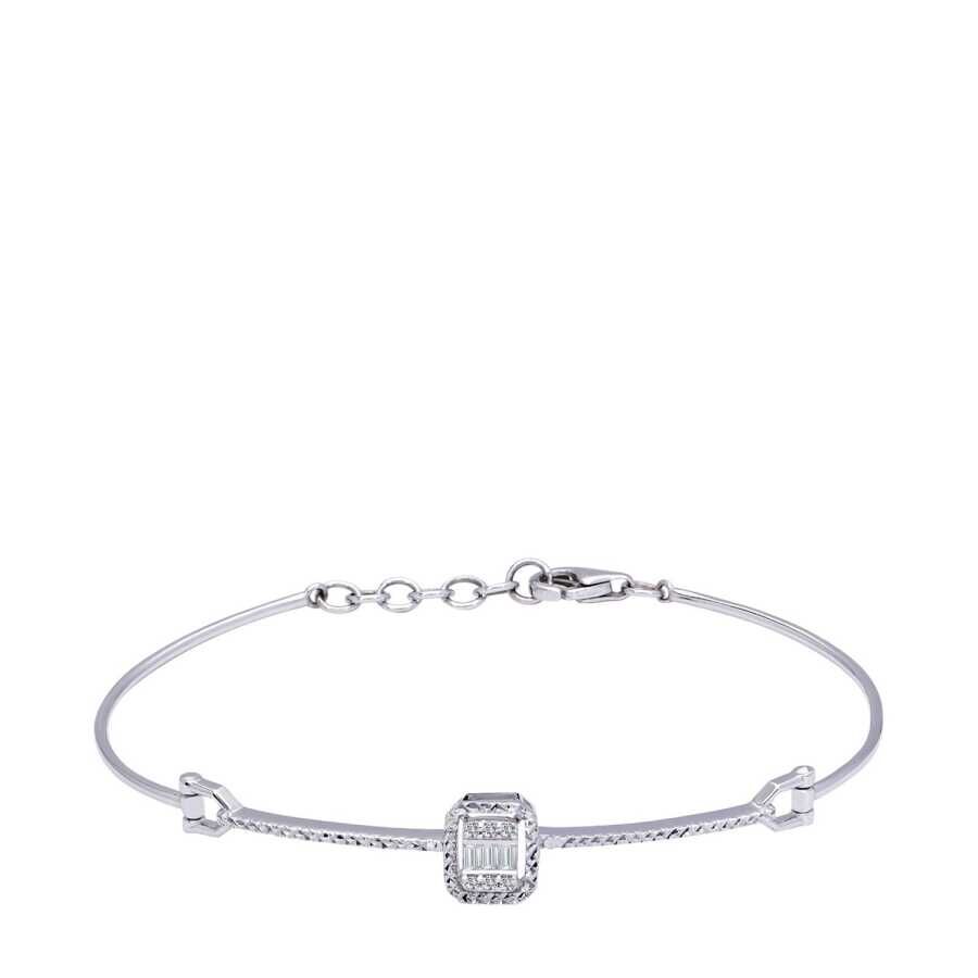 0.10 Karat Pırlanta Baget Bileklik - Baroni Diamond