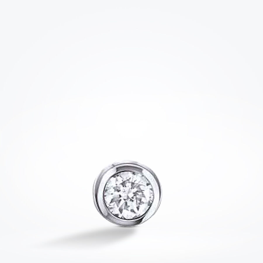 0.10 Karat Pırlanta Erkek Küpe - Baroni Diamond
