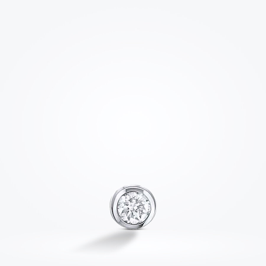 0.10 Karat Pırlanta Erkek Küpe - Baroni Diamond