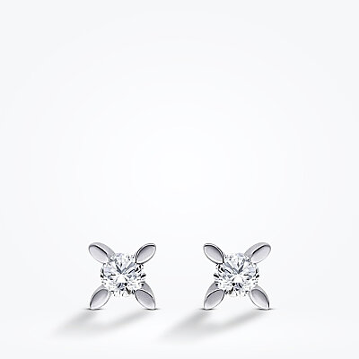 0.10 Karat Pırlanta Tektaş Küpe - Baroni Diamond (1)