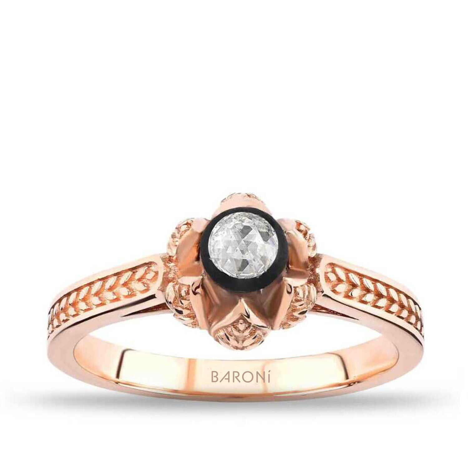 0.12 Karat Elmas Tektaş Yüzük