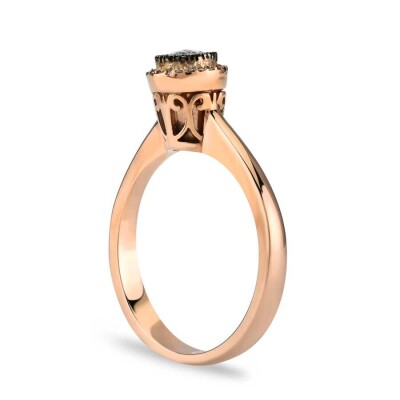0.14 Karat Elmas Pırlanta Tektaş Yüzük - Baroni Diamond (1)