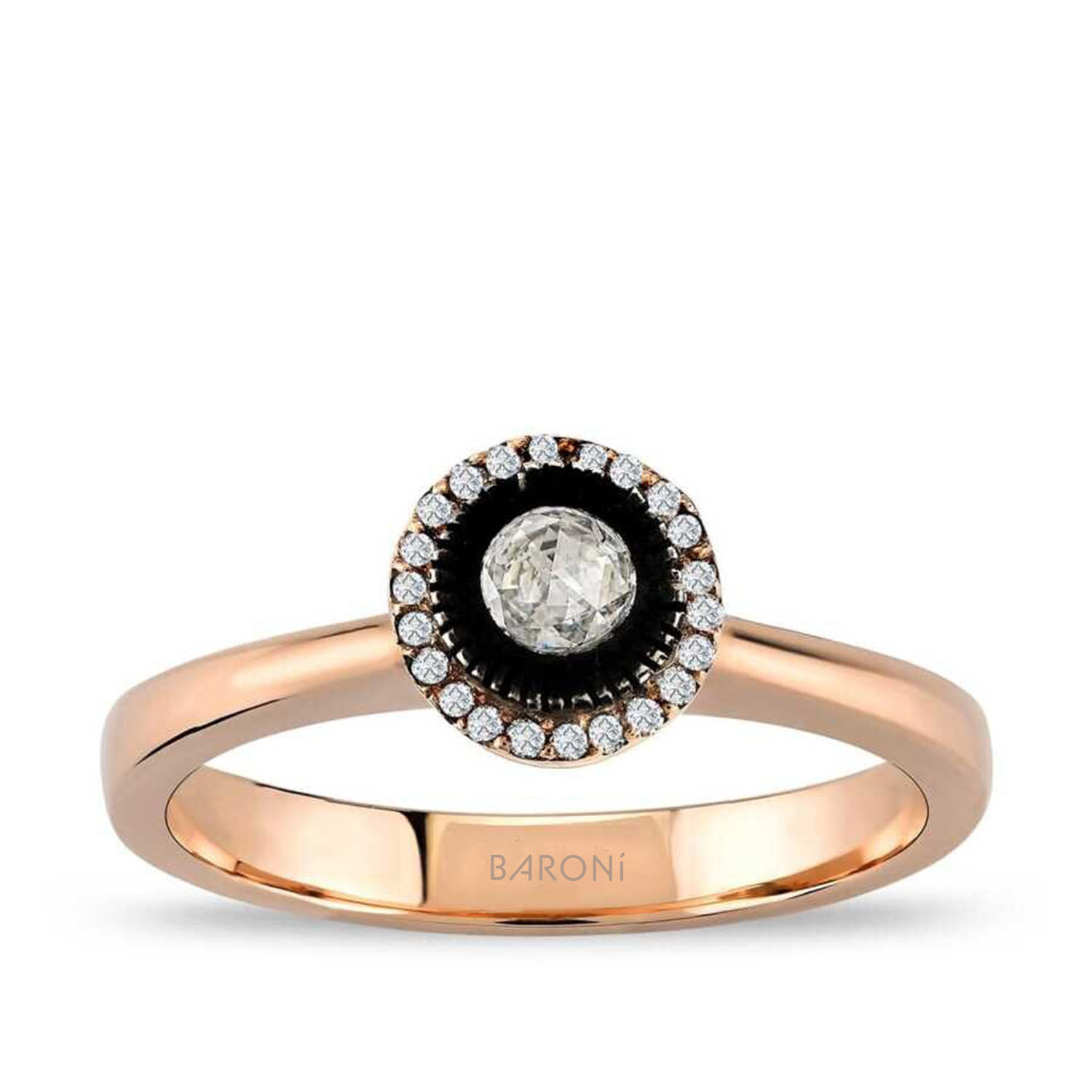 0.14 Karat Elmas Pırlanta Tektaş Yüzük - Baroni Diamond