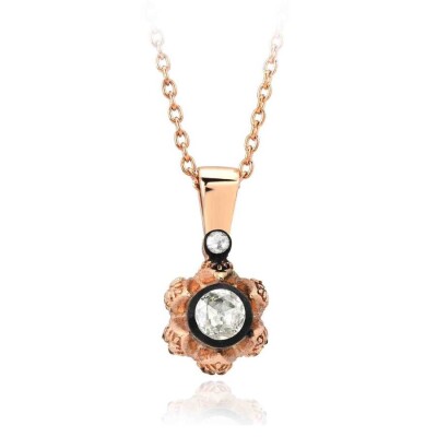 0.14 Karat Elmas Tektaş Kolye - Baroni Diamond
