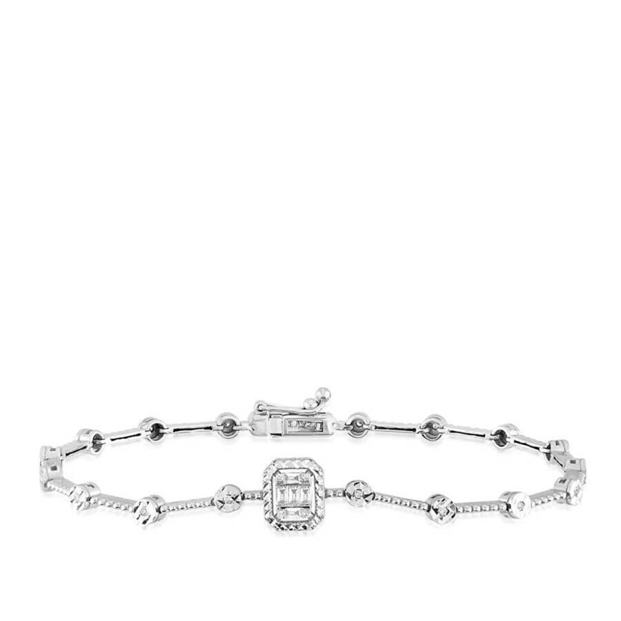 0.14 Karat Pırlanta Baget Bileklik - Baroni Diamond
