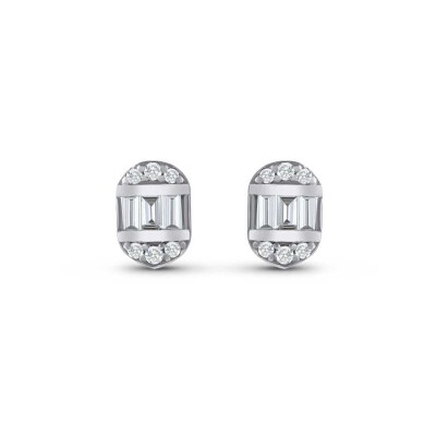 0.14 Karat Pırlanta Baget Küpe - Baroni Diamond (1)