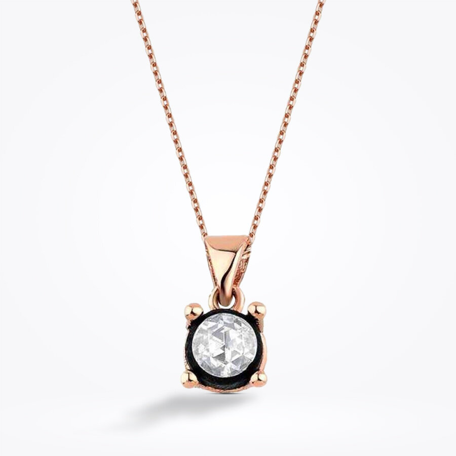 0.15 Karat Elmas Tektaş Kolye - Baroni Diamond