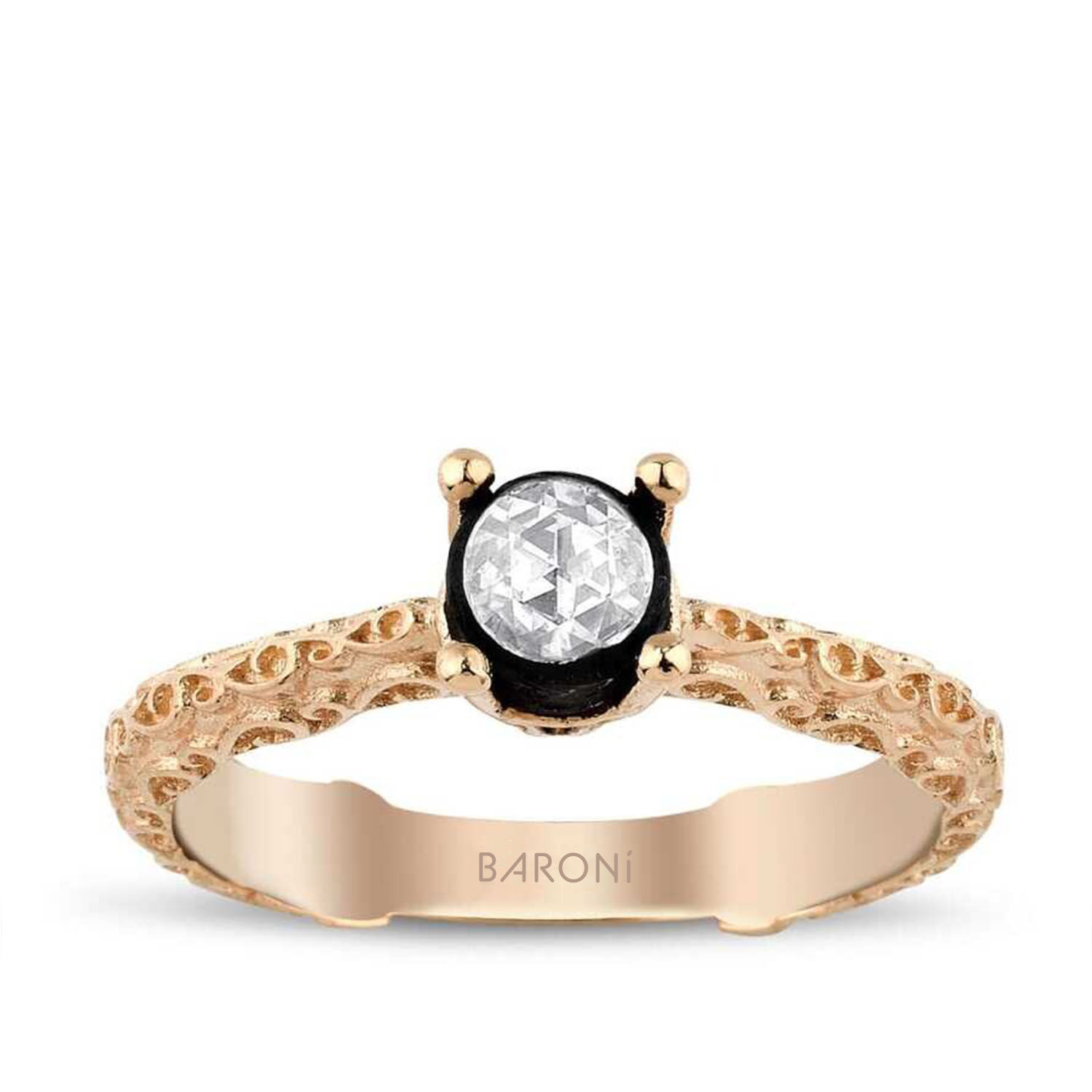 0.15 Karat Elmas Tektaş Yüzük - Baroni Diamond
