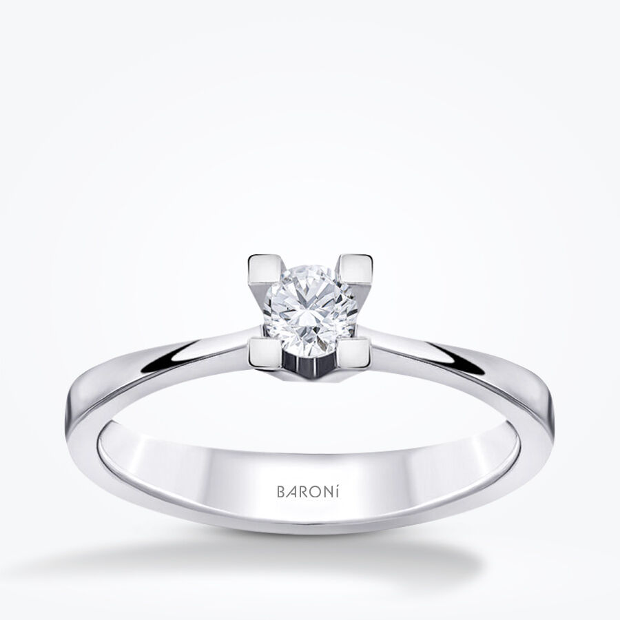 0.15 Karat Pırlanta Tektaş Yüzük - Baroni Diamond