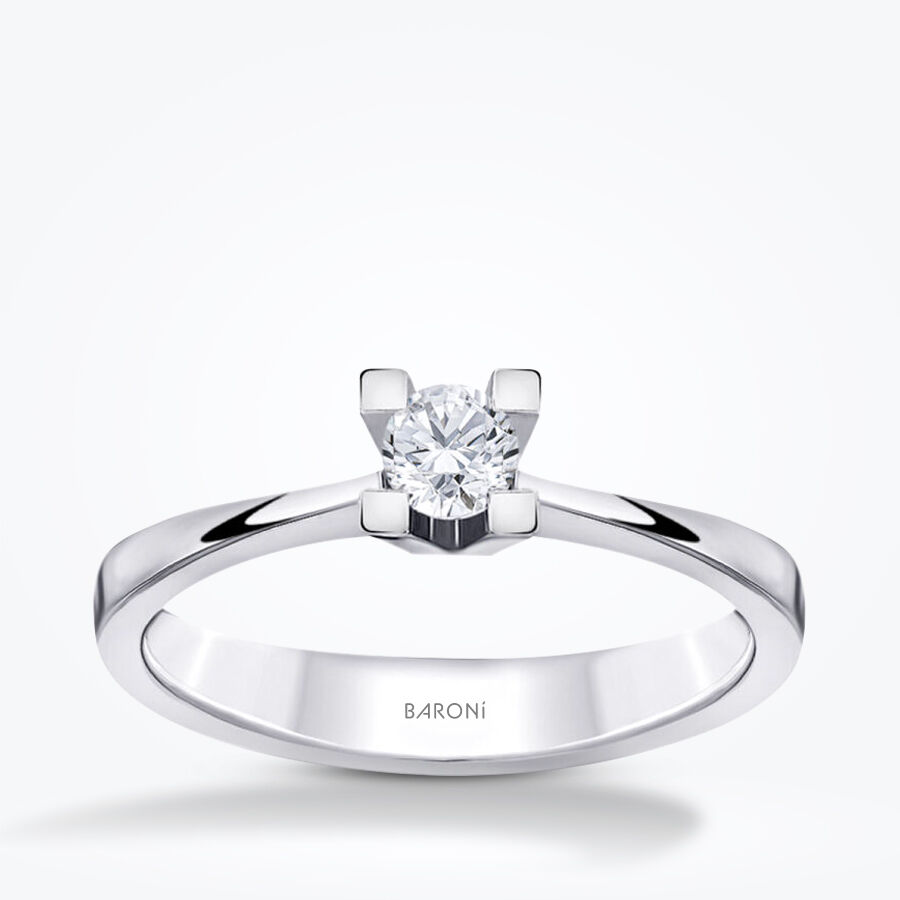 0.15 Karat Pırlanta Tektaş Yüzük - Baroni Diamond