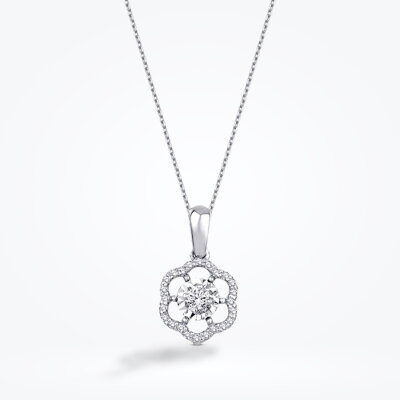 0.15 Karat Pırlanta Trend Tektaş Kolye - Baroni Diamond (1)